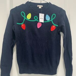 Crewcuts Navy/Dark Blue Holiday Sweater. Size 12. NWT